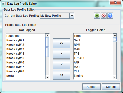 datalogProfiles NewProfile